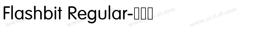 Flashbit Regular字体转换 Flashbit Regular字体转换